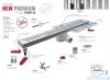 Wiper New Premium Tivano Odpływ liniowy z kołnierzem 70 cm syfon drop 50 poler 500.0167.01.070